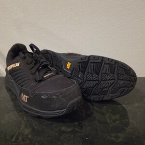Caterpillar Women Venward Work Shoes Black Composite Toe P91793 6.5 Wide